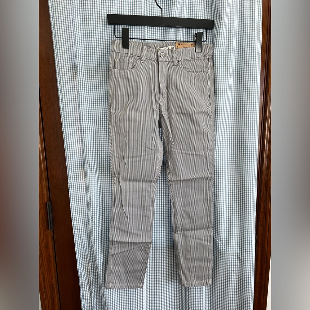 H&M Women’s Slim Jeans in Blue and Cream Striped